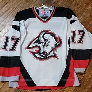 Jason Dawe Buffalo SABRES Goathead 90s Ccm Jersey Mens Small